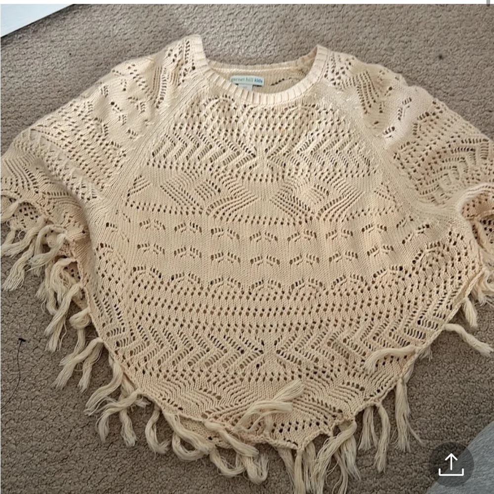 Garnet hill kids poncho